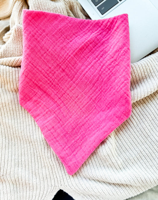 Hot pink bandana
